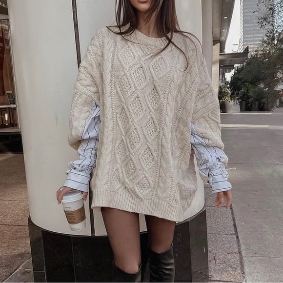 Storets Sadie Shirt Combo Knit Pullover size S/M - Picture 2 of 3